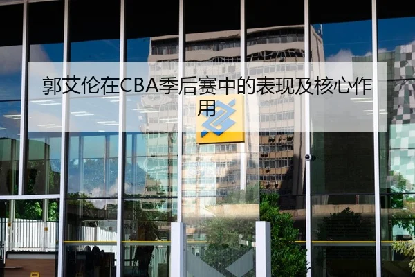 郭艾伦在CBA季后赛中的表现及核心作用